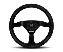 Momo MOD69 Steering Wheel 350 mm - Black Suede/Black Spokes - JDMuscleSPKmomR1913/35S