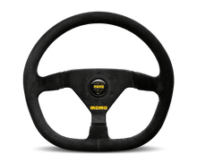 Momo MOD88 Steering Wheel 350 mm - Black Suede/Black Spokes - JDMuscleSPKmomR1988/35S