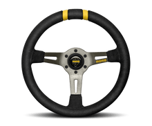 Momo MODDRIFT Steering Wheel 330 mm - Black Suede/Anth Spokes/2 Stripes - JDMuscleSPKmomR1907/33S
