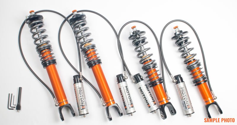 Moton 14 - 19 Subaru Impreza G12 AWD WRX STI 2 - Way Series Coilovers w/ Springs - JDMuscleSPKmtoM 531 301S