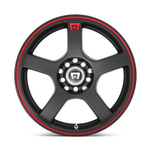 MR116 17X7 5X100/4.5 M - BLK/RED +40MM - JDMuscleSPKMR11677031740