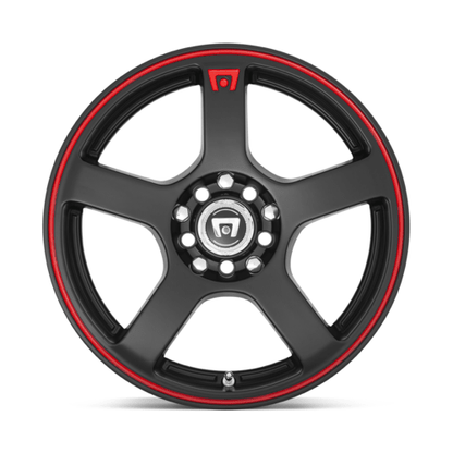 MR116 18X8 5X100/4.5 M - BLK/RED +35MM - JDMuscleSPKMR11688031735