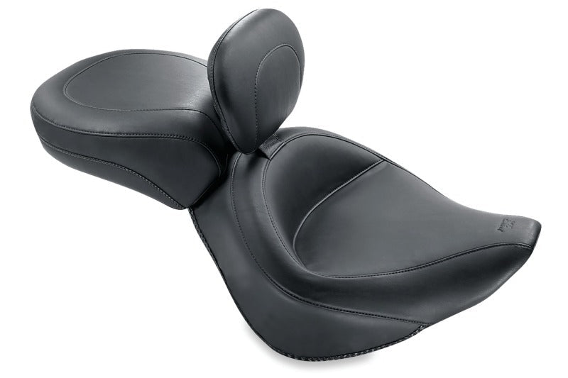 Mustang 00 - 15 Harley Softail Standard Rear Tire Wide Touring Recessed Passenger Seat - Black - JDMuscleShop the look 2mmp79488