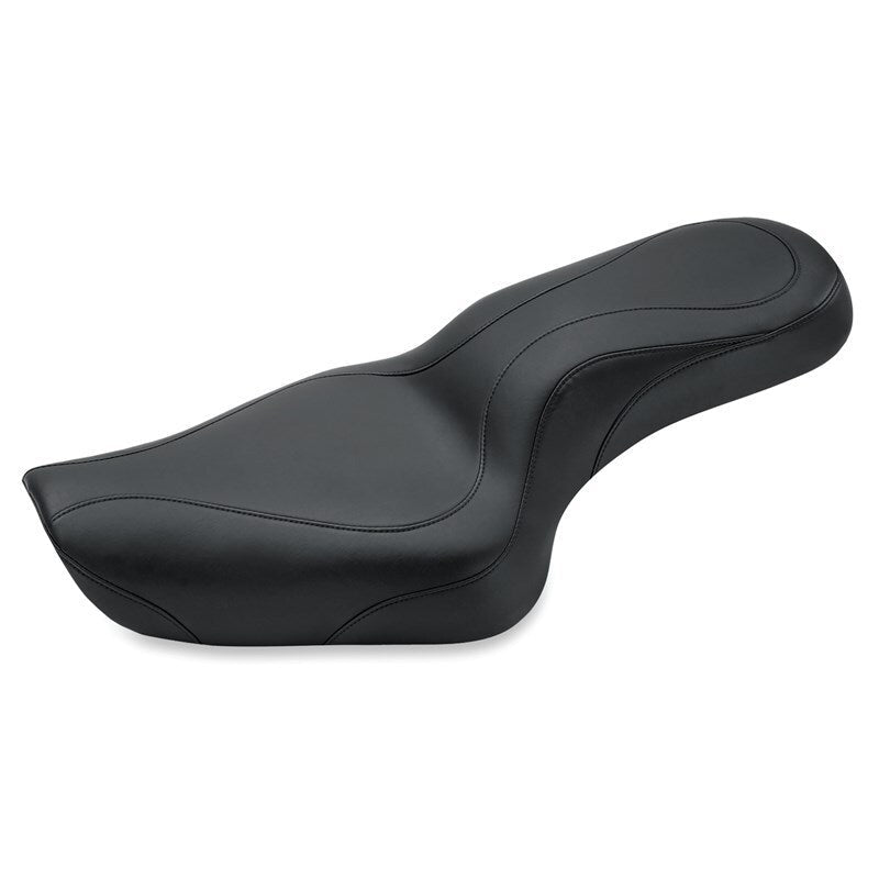 Mustang 04 - 21 Harley Sportster DayTripper 1PC Seat - Black - JDMuscleShop the look 2mmp76374