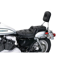 Mustang 04 - 21 Harley Sportster Duke 1PC Seat Regal - Black - JDMuscleShop the look 2mmp76144