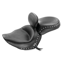 Mustang 06 - 15 Yamaha Roadliner, Stratoliner Wide Touring Solo Seat w/Driver Backrest Studs - Black - JDMuscleShop the look 2mmp79452
