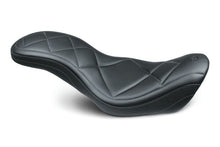Mustang 06 - 17 Harley Dyna Super Tripper 1PC Seat Carbon - Black - JDMuscleShop the look 2mmp75229