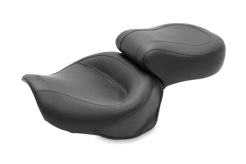 Mustang 06 - 17 Harley Dyna Wide Touring 1PC Seat - Black - JDMuscleShop the look 2mmp75535