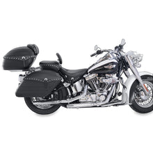 Mustang 06 - 17 Harley Softail Wide Tire | 200mm Wide Touring Recessed Passenger Seat w/Studs - Black - JDMuscleShop the look 2mmp79533