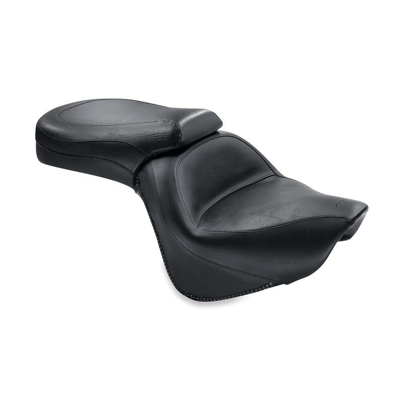 Mustang 06 - 21 Kawasaki Vulcan 900 Classic, Custom Standard Touring 1PC Seat - Black - JDMuscleShop the look 2mmp76127