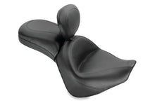 Mustang 06 - 21 Kawasaki Vulcan 900 Classic, Custom Touring 1PC Seat w/Driver Backrest - Black - JDMuscleShop the look 2mmp79417