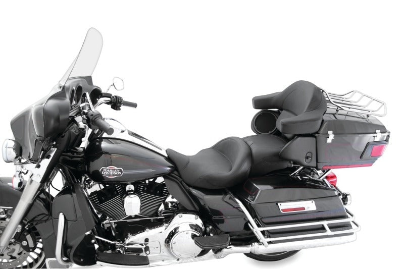 Mustang 08 - 21 Harley Electra Glide, Rd Glide, Rd King, Str Glide Super Touring 1PC Seat - Black - JDMuscleShop the look 2mmp79538