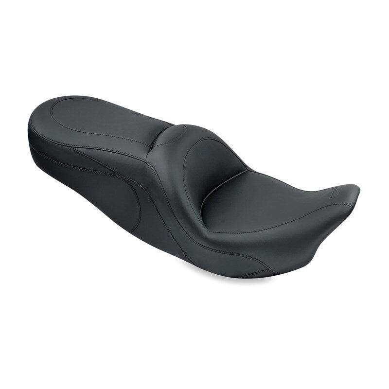 Mustang 08 - 21 Harley Electra Glide Std,Rd Glide Rd King, Str Glide Sport Touring 1PC Seat - Black - JDMuscleShop the look 2mmp76032