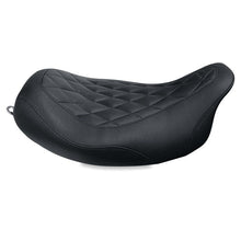Mustang 08 - 21 Harley Electra Glide Std,Rd Glide,Rd King,Str Glide Solo Seat Diamond Stitch - Brown - JDMuscleShop the look 2mmp76694