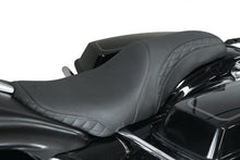 Mustang 08 - 21 Harley Electra Glide,Rd Glide,Rd King Tripper Fastback 1PC Seat w/Diam Stitch - Black - JDMuscleShop the look 2mmp75269