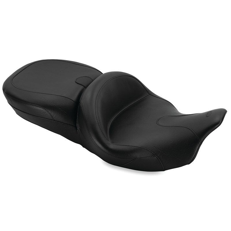 Mustang 08 - 21 Harley Electra Glide,Rd Glide,Rd King,Str Glide Touring Summit 1PC Seat - Black - JDMuscleShop the look 2mmp76860