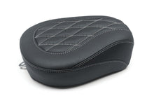 Mustang 08 - 21 Harley Wide Tripper FL Touring Passenger Seat w/Grey Diamond Stitch - Black - JDMuscleShop the look 2mmp76648GM