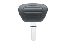 Mustang 08 - 21 HD Electra Glide,Rd Glide,Rd King,Str Glide Driver Backrest - Black w/ Blue Stitching - JDMuscleShop the look 2mmp79012SB