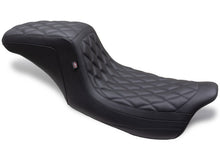 Mustang 08 - 24 HD FL Touring Double Diamond Squareback 1PC Seat - Black - JDMuscleShop the look 2mmp75299