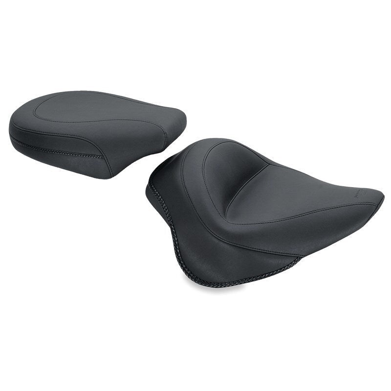 Mustang 11 - 13 Harley Blackline, 12 - 17 Slim,Slim S Wide Touring Passenger Seat - Black - JDMuscleShop the look 2mmp76753