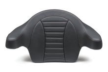 Mustang 14 - 21 HD FL Touring Extended Arm Wrap - Around Backrest Deluxe - Black w/Red Stitching - JDMuscleShop the look 2mmp79014AB