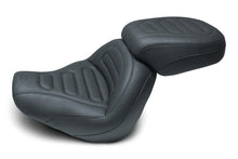 Mustang 18 - 21 Harley Fat Bob Standard Touring Passenger Seat Trapezoid - Black - JDMuscleShop the look 2mmp75888