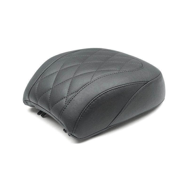 Mustang 18 - 21 Harley Fat Boy Wide Tripper Passenger Seat Diamond Stitch - Black - JDMuscleShop the look 2mmp83027