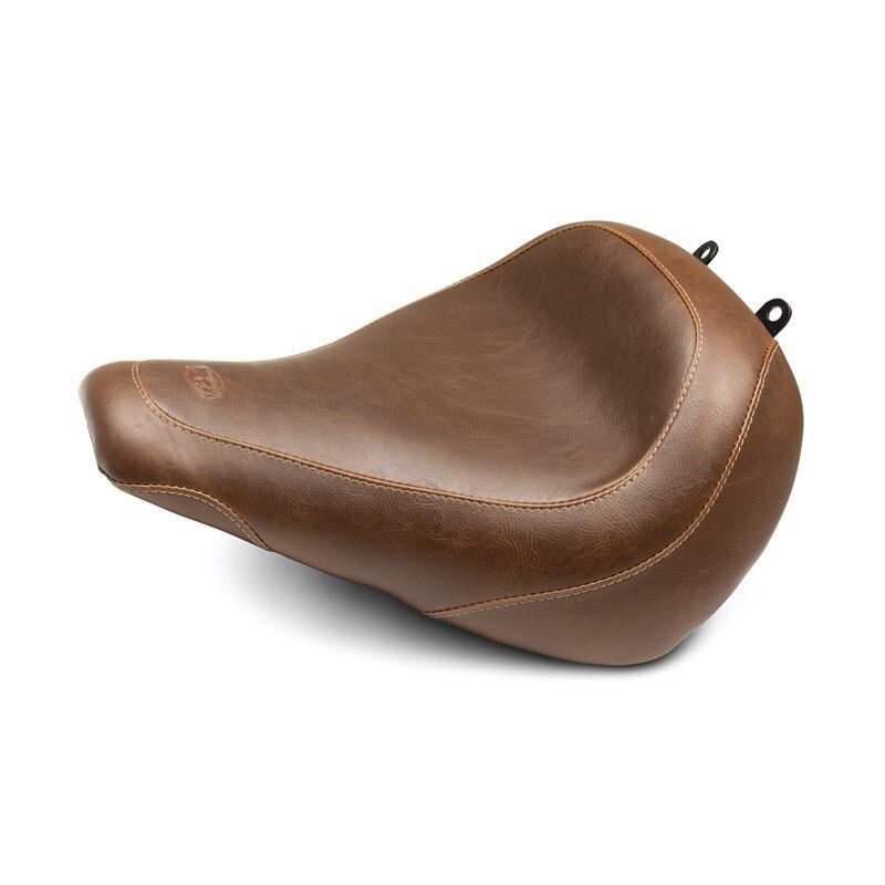 Mustang 18 - 21 Harley Fat Boy Wide Tripper Solo Seat - Brown - JDMuscleShop the look 2mmp83020