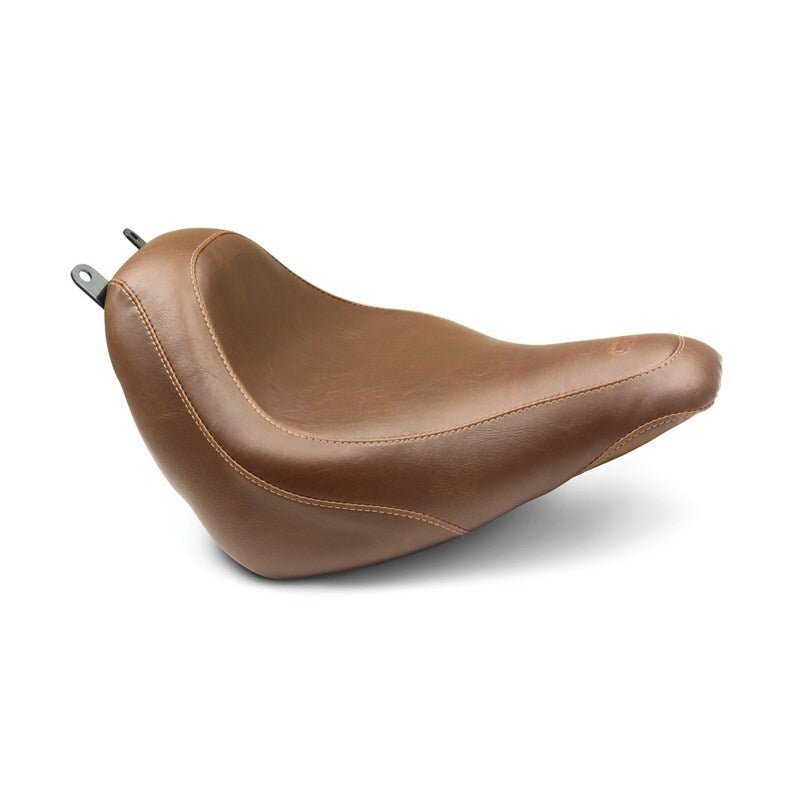 Mustang 18 - 21 Harley Heritage Classic, Deluxe Wide Tripper Solo Seat - Brown - JDMuscleShop the look 2mmp83002