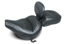 Mustang 18 - 21 Harley Heritage Classic Standard Deluxe Touring Solo Seat w/Driver Backrest - Black - JDMuscleShop the look 2mmp79330