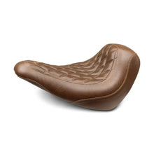 Mustang 18 - 21 Harley Low Rider, Sport Glide Wide Tripper Solo Seat Diamond Stitch - Brown - JDMuscleShop the look 2mmp83041