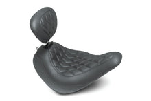 Mustang 18 - 21 Harley Low Rider, Sport Glide Wide Tripper Solo Seat w/DBR Diamond Stitch - Black - JDMuscleShop the look 2mmp83043