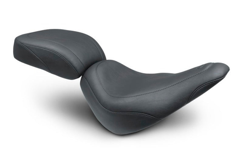 Mustang 18 - 21 Harley Softail Slim Wide Tripper Passenger Seat - Black - JDMuscleShop the look 2mmp75064