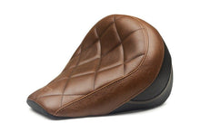 Mustang 18 - 21 Indian Scout Bobber Standard Touring Solo Seat Diamond Stitch - Brown - JDMuscleShop the look 2mmp76843