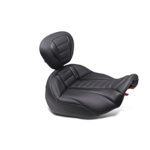 Mustang 23 - 24 HD CVO Rd Glide| ST, 2024 Rd Glide and Str Glide Pass Arm Backrest - Black/Gray Stitch - JDMuscleShop the look 2mmp88403GM