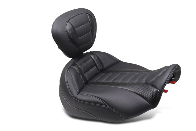 Mustang 23 - 24 HD CVO Road Glide| ST, 2024 Rd Glide and Street Glide Deluxe Touring Solo Seat - Black - JDMuscleShop the look 2mmp89401
