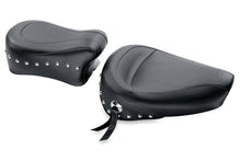 Mustang 82 - 03 Harley Sportster Standard Touring Solo Seat w/Studs - Black - JDMuscleShop the look 2mmp75700