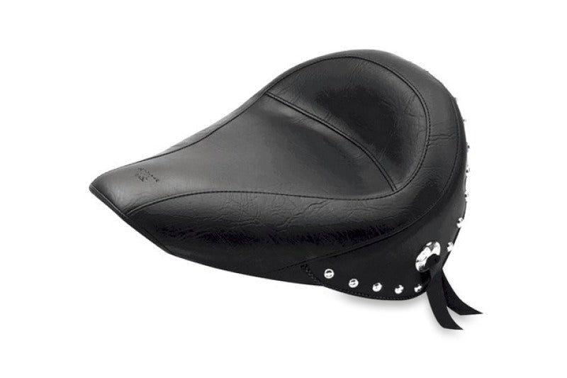 Mustang 84 - 06 Harley Standard Rear Tire Standard Touring Solo Seat w/Studs - Black - JDMuscleShop the look 2mmp75084