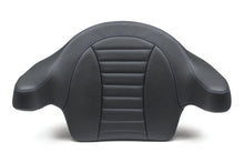 Mustang 93 - 13 HD FL Touring Extended Arm Wrap - Around Backrest Deluxe - Black w/Blue Stitching - JDMuscleShop the look 2mmp79014SB