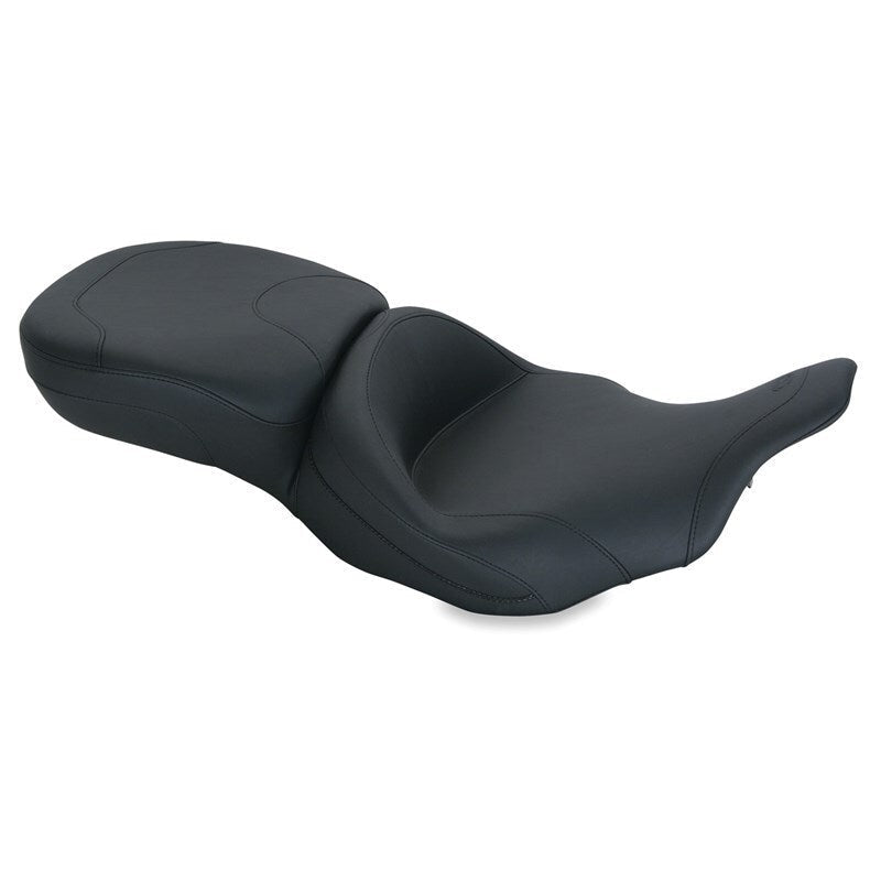 Mustang 97 - 07 Harley Electra Glide, Rd Glide Super Touring 1PC Seat - Black - JDMuscleShop the look 2mmp76971