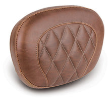Mustang 97 - 23 Harley Touring Sissy Bar Pad | 12 inch x 9 inch Diamond Stitch - Brown - JDMuscleShop the look 2mmp76775