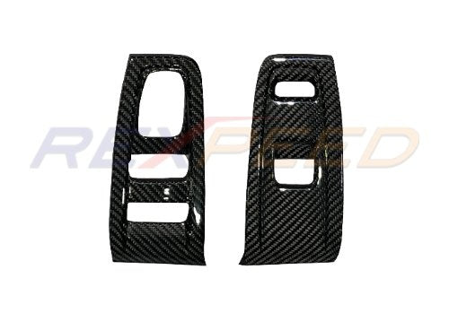 Rexpeed 2022+ GR86 / BRZ Dry Carbon Door Switch Panel Cover | FR91U