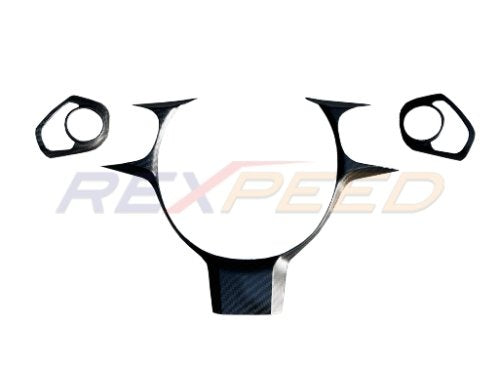 Rexpeed 2022+ GR86 / BRZ Dry Carbon Steering Wheel Cover - Matte | FR139M
