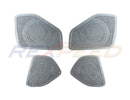 Rexpeed 2022+ GR86/BRZ Silver Door Audio Speaker Cover Trim | FR158