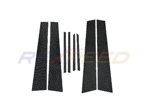 Rexpeed 22-24 Subaru WRX S4 (VB) Carbon Fiber B Pillar Trim | G115