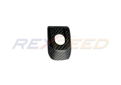 Rexpeed 2022+ GR86 / BRZ Dry Carbon Rear Seat Down Button Cover - Gloss | FR167