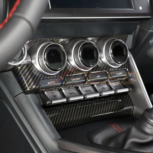 Rexpeed 2022+ GR86 / BRZ Dry Carbon Center Console AC Panel Cover – Gloss | FR143