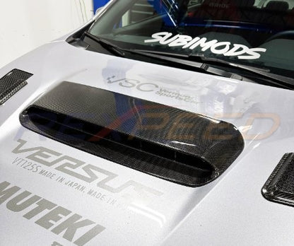 Rexpeed 22-24 Subaru WRX V1 Dry Carbon Hood Scoop | G74