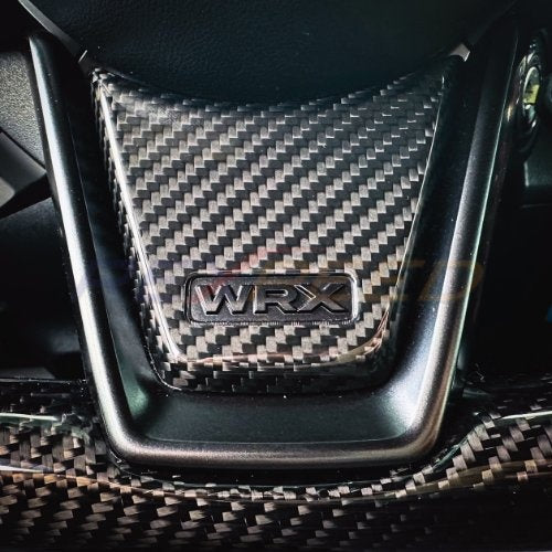 Rexpeed 22-24 WRX VB Dry CF Steering Wheel Cover | G85