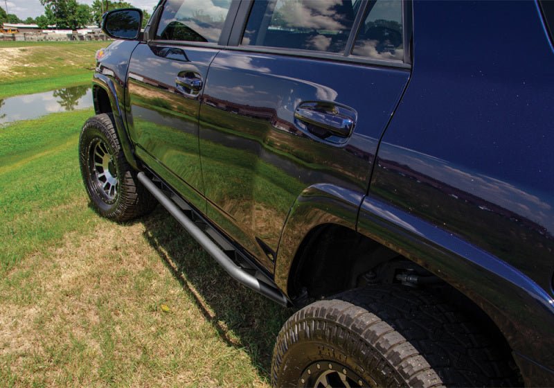 N - Fab Trail Slider Steps 2022 Nissan Frontier CC (All Beds) Gas SRW - Cab Length - Textured Black - JDMuscleNon - CategorizednfbTSN22CC-TX